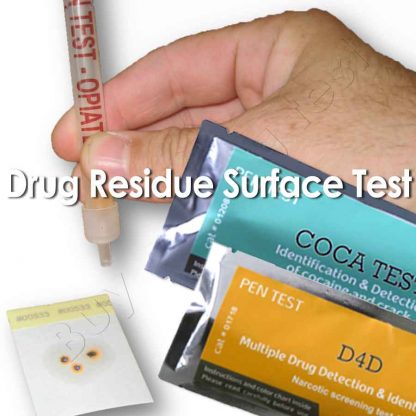 Multiple illicit drug residue test